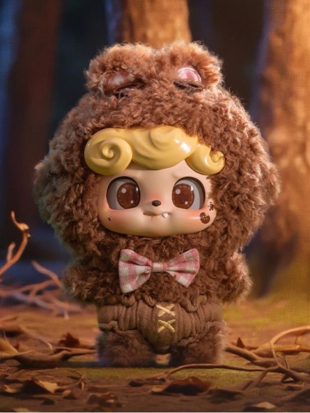Joy toy Q. Kid Fairy‎ Tales Confirmed Brown Rabbit Doll Plush Keychain